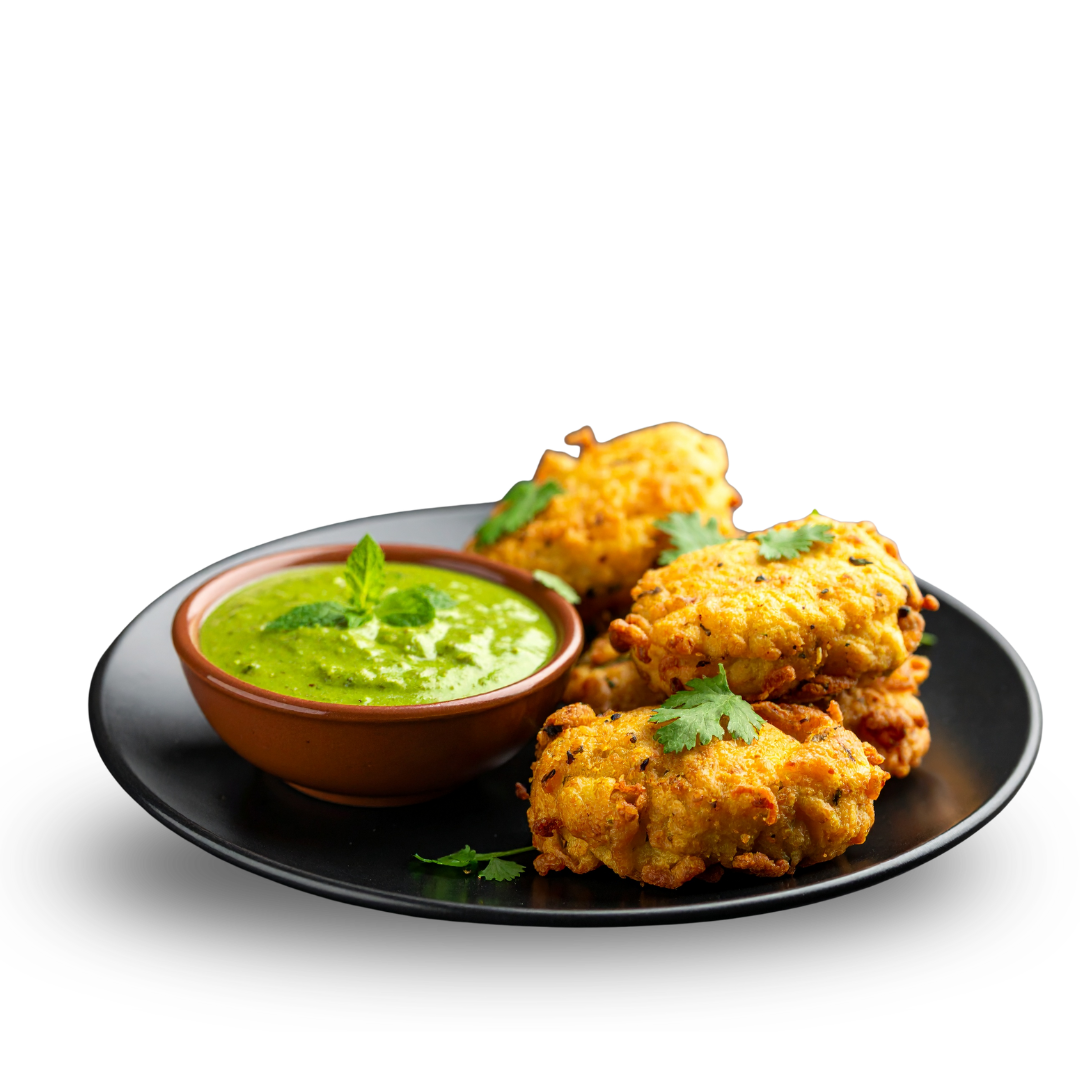 Cauliflower Pakora-Fritters in Spiced Chickpea Batter