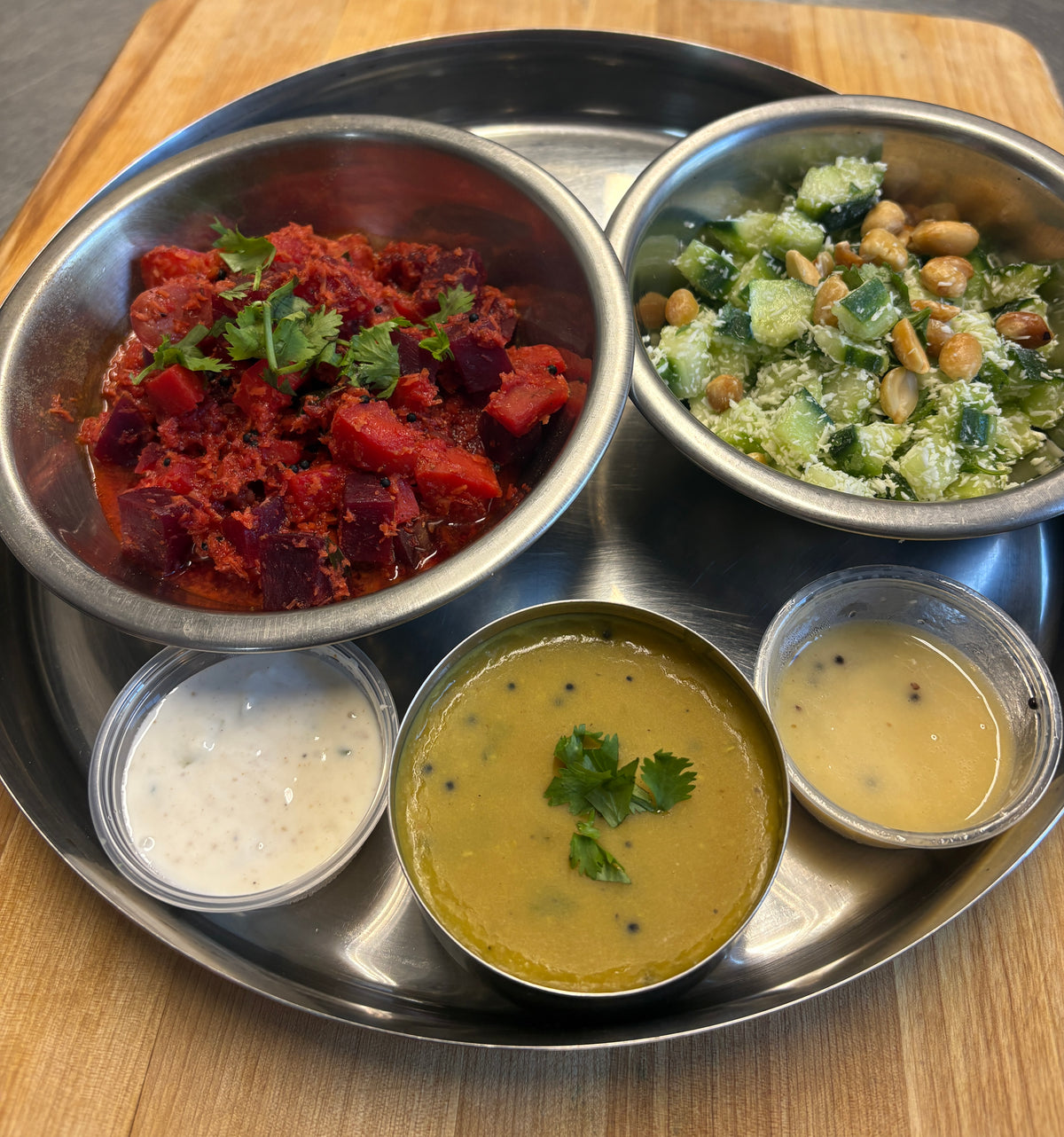 Grains Free Bowl - Veg, Dal, Salad