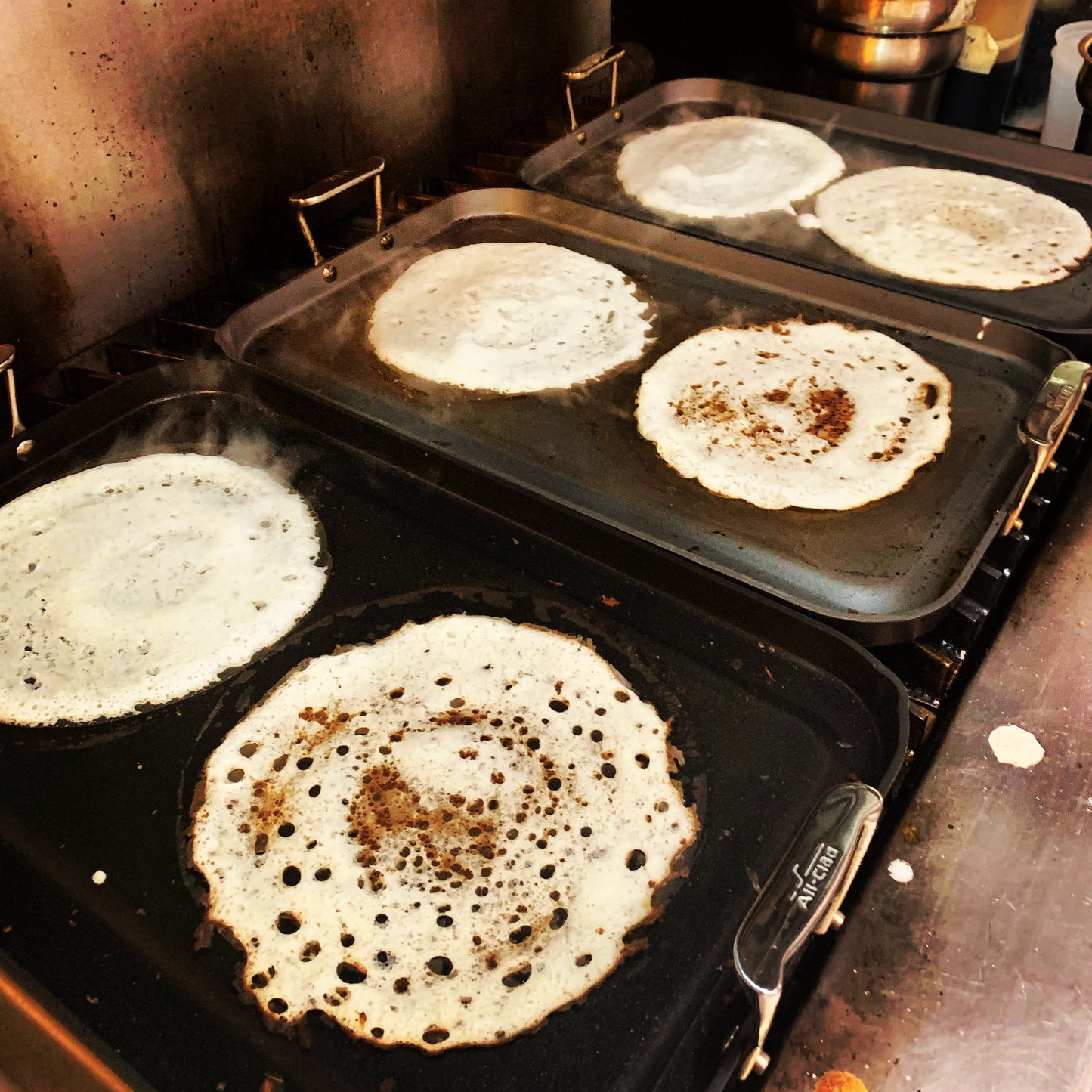 Masala Dosa-Crisp Lentil Crepe with Potatoes and Sambar