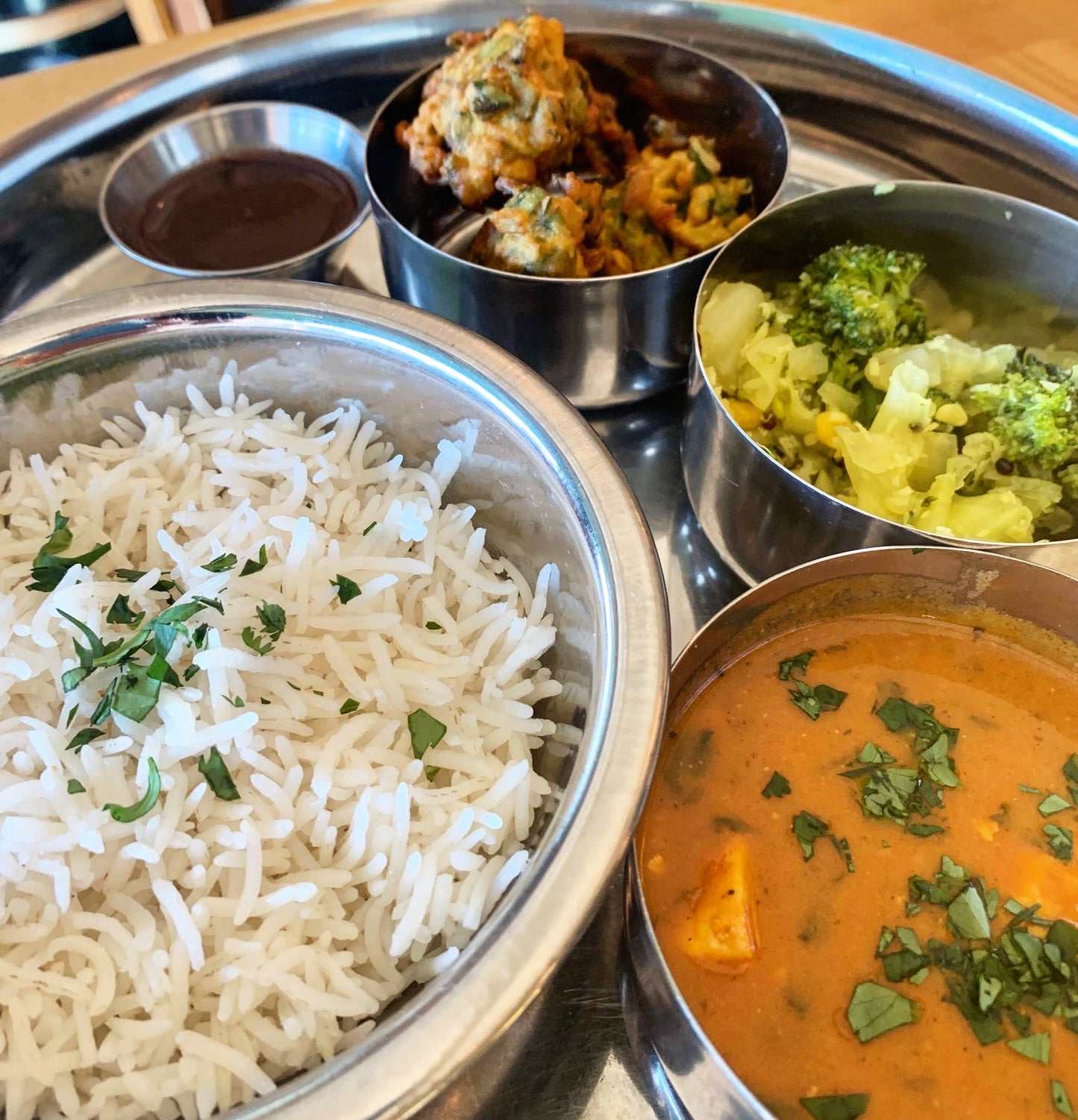 Full Thali-Lunch Box with 3 Sides
