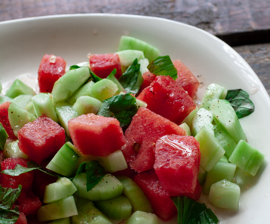 Cucumber Watermelon Salad